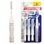 แปรงซอกฟัน DentalPro I shape ไซส์ 1 (สีขาว) แพ็ค 4 ชิ้น เนื้อไนลอนดูปองท์ นิ่มมากไม่เจ็บเหงือกร่องฟัน