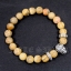 สร้อยข้อมือหินพิคเจอร์ แจสเปอร์ Picture Jasper หมุดสิงโต และโดนัดเงินแท้ Sterling Silver 925 NSSV1814