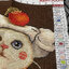cat-1013 *พร้อมส่ง* ชุดปักครอสติช ลายแมวน้อยแอปเปิ้ล (ปักเต็มผืนผ้า ไม่มีเดินเส้น ผ้า11CTพิมพ์ลาย ปัก 3 เส้นเล็ก) ขนาด 40*49 ซม.ผ้าครอสติช 11CTพิมพ์ลายปักบนผ้า ไหมคอตตอน 30 สี ผังลาย เข็ม