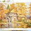 home-1151 *สินค้าหมด* ชุดปักครอสติช ลายกระท่อมน้อยในฤดูใบไม้เปลี่ยนสี (ปักเต็มผืนผ้า ไม่มีเดินเส้น ผ้า11CTพิมพ์ลาย ปัก 3 เส้นเล็ก) ขนาด 82*60 ซม.ผ้าครอสติช 11CTพิมพ์ลายปักบนผ้า ไหมคอตตอน 31 สี ผังลาย เข็ม