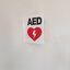ป้าย AED ติดผนัง แบบสติ๊กเกอร์สองด้าน