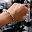 ข้อมือเงินแท้อินฟินิตี้ Size M ตัวล็อค star of david Sterling Silver 925 NSBL1560