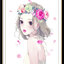 lady-1205 *สินค้าหมด* ชุดปักครอสติช ลายสาวน้อยสวมดอกไม้ (ไม่มีเดินเส้น) ขนาด 35*47 ซม.ผ้าครอสติช 11CTพิมพ์ลายปักบนผ้า ไหมคอตตอน 21 สี ผังลาย เข็ม