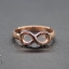 แหวนพิ้งค์โกลแท้ INFINITY RING 9K Pink/Rose Gold NSPG1853