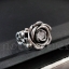 แหวนเงินแท้ กุหลาบใหญ่ฝังเพชร Sterling Silver 925 NSRG1154
