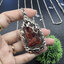 เลี่ยมกรอบพระเงินแท้ลายกราฟฟิกSterling Silver 925 NSSV3345
