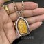 เลี่ยมกรอบไอ้ไข่เด็กวัดเจดีย์ จับขอบลาย ไข่ปลา Sterling Silver 925 NSSV2869