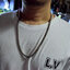 สร้อยเงินแท้ ลายถัก ตะขอก้ามปูตัวใหญ่สลักดาวหกแฉก Sterling Silver 925 NSNL2532