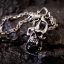 จี้เงินแท้ กะโหลกคาบนิล Sterling Silver 925 NSPD808