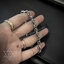 สร้อยข้อมือลายวัชระ กลาง Vajra-Dorje Bracelet Sterling Silver 925 NSBL1366