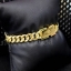สร้อยข้อมือเลสหลวงพ่อรวยหน้าทองคำแท้ เลี่ยมทองคำแท้ 18K Gold และฝังเพชรล้อม NSGD1975