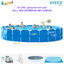 Intex Metal Frame Pool Set 24ft w/Cartr. Filter Pump 7.32x1.32 m. no.28262