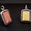 เลี่ยมผ่าหวายเงินแท้ พัสติกกันน้ำ Sterling Silver 925 NSSV2648