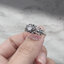 แหวนเพชรเงินแท้สไตล์กอธิค Cubic Zirconia Gothic Sterling Silver 925 NSRG2157