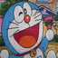 doraemon-1104 *สินค้าหมด* ชุดปักครอสติช ลายโดราเอมอน (ปักเต็มผืนผ้า ไม่มีเดินเส้น ผ้า11CTพิมพ์ลาย ปัก 3 เส้นเล็ก) ขนาด 65*65 ซม.ผ้าครอสติช 11CTพิมพ์ลายปักบนผ้า ไหมคอตตอน 55 สี ผังลาย เข็ม