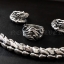 สร้อยข้อมือเงินแท้ รุ่นมังกรกินไม่มีหมด Dragon Bracelet Sterling Silver 925 NSBL1779