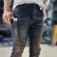 กางเกงยีนส์การ์ด MANTA DENIM FU11