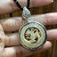 กรอบพระลายฉลุ ทรงกลม Sterling Silver 925 NSSV2886