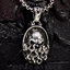 จี้เงินแท้ ลายกราฟฟิกไฟหุ้มกระโหลก Sterling Silver 925 NSPD2671
