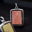 เลี่ยมผ่าหวายเงินแท้ พัสติกกันน้ำ Sterling Silver 925 NSSV2648