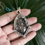 กรอบพระลายกรงเล็บมังกร 5 เล็บ Sterling Silver 925 NSSV2251
