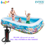 Intex Tropical Reef Family Pool 3.05x1.83x0.56 m no.58485 + DQIII-S Air Pump (Inflate/Deflate)