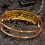 เลี่ยมทองชมพูกำไล 18K Pink/Rose Gold ซุ้มล้อมเพชร 1 ตัง 27 เม็ด หน้าเลสพระ NSPG1612
