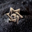 แหวนเงินแท้ ดาว 6 แฉก Star of David Sterling Silver Ring. NSRG882