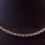 สร้อยเงินแท้ ลายคชกริต Size SS รมดำ ตะขอแบบดั้งเดิม 26" Sterling Silver 925 NSNL1337