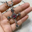 จี้เงินแท้ กางเขนฝังทับทิมแท้ สไตล์กอธิค Sterling Silver 925 NSPD2520