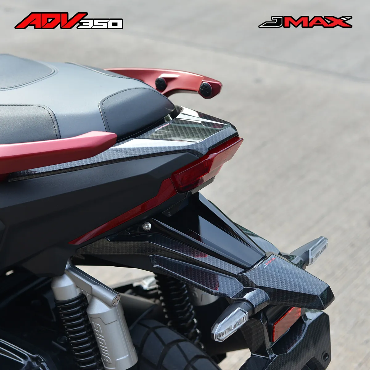 ฝาครอบไฟส่องป้าย ADV350 JMAX 2023 ลายฟิล์ม